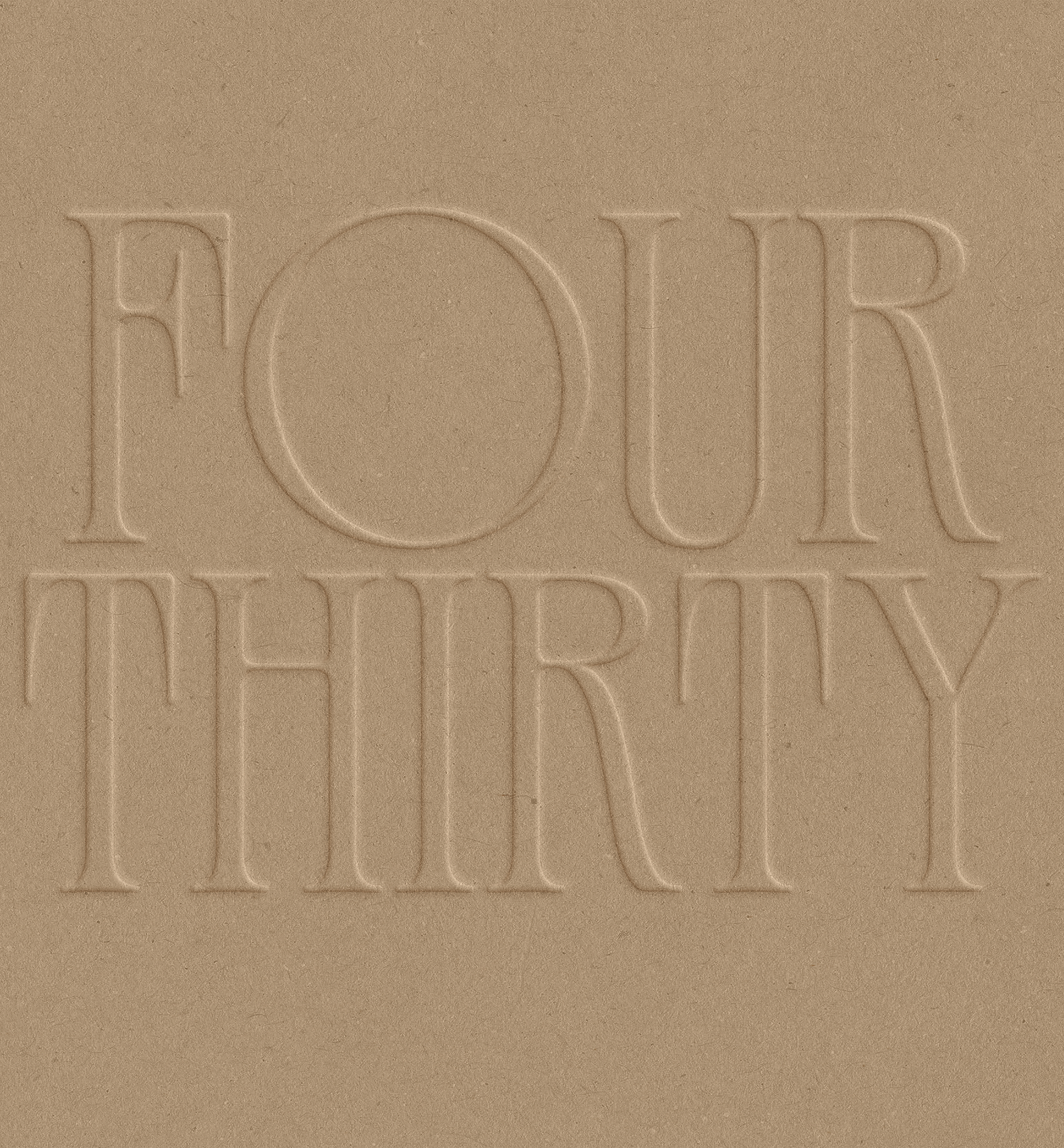 Four Thirty Logo Emboss